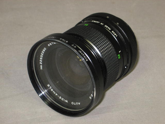 Canon AE-1 Program SLR Camera 28mm 50mm 85-300mm Lens + 12