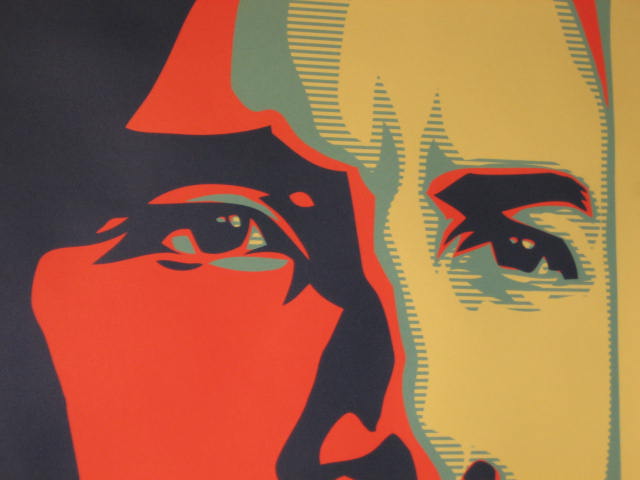 Shepard Fairey Obey Giant Barack Obama Poster Print NR 2