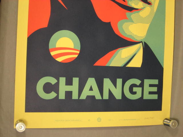 Shepard Fairey Obey Giant Barack Obama Poster Print NR 3