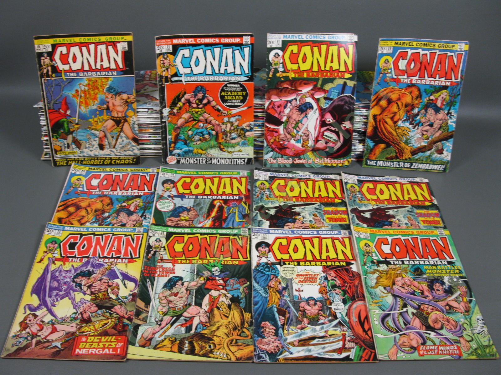 187 Vintage Marvel Conan The Barbarian #15-274 Bronze Modern Age Comic Book Lot