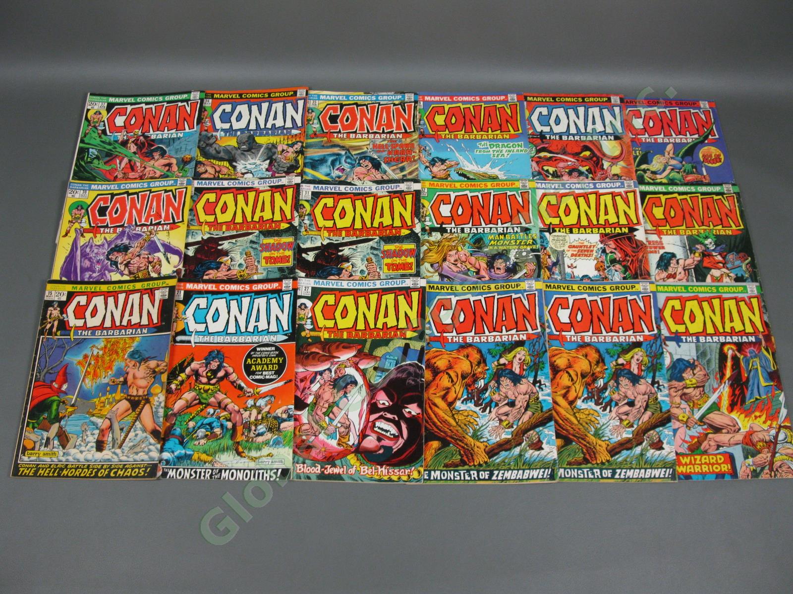 187 Vintage Marvel Conan The Barbarian #15-274 Bronze Modern Age Comic Book Lot 1