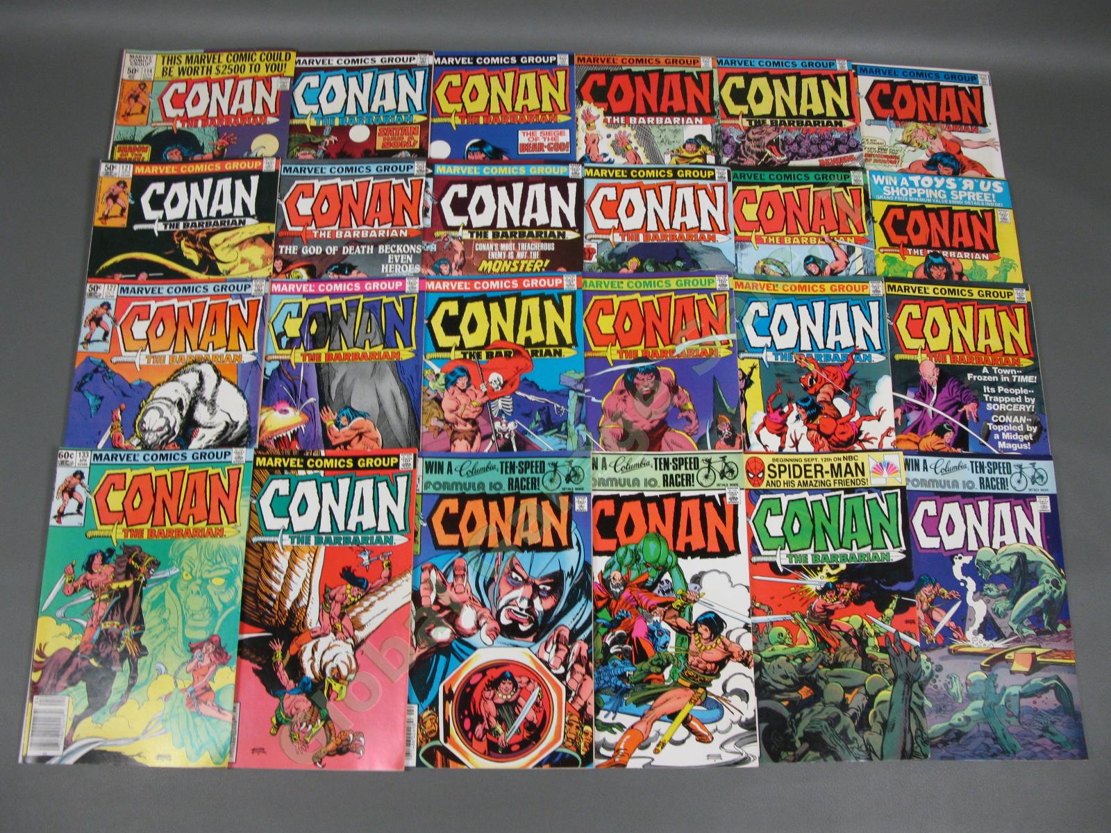 187 Vintage Marvel Conan The Barbarian #15-274 Bronze Modern Age Comic Book Lot 4