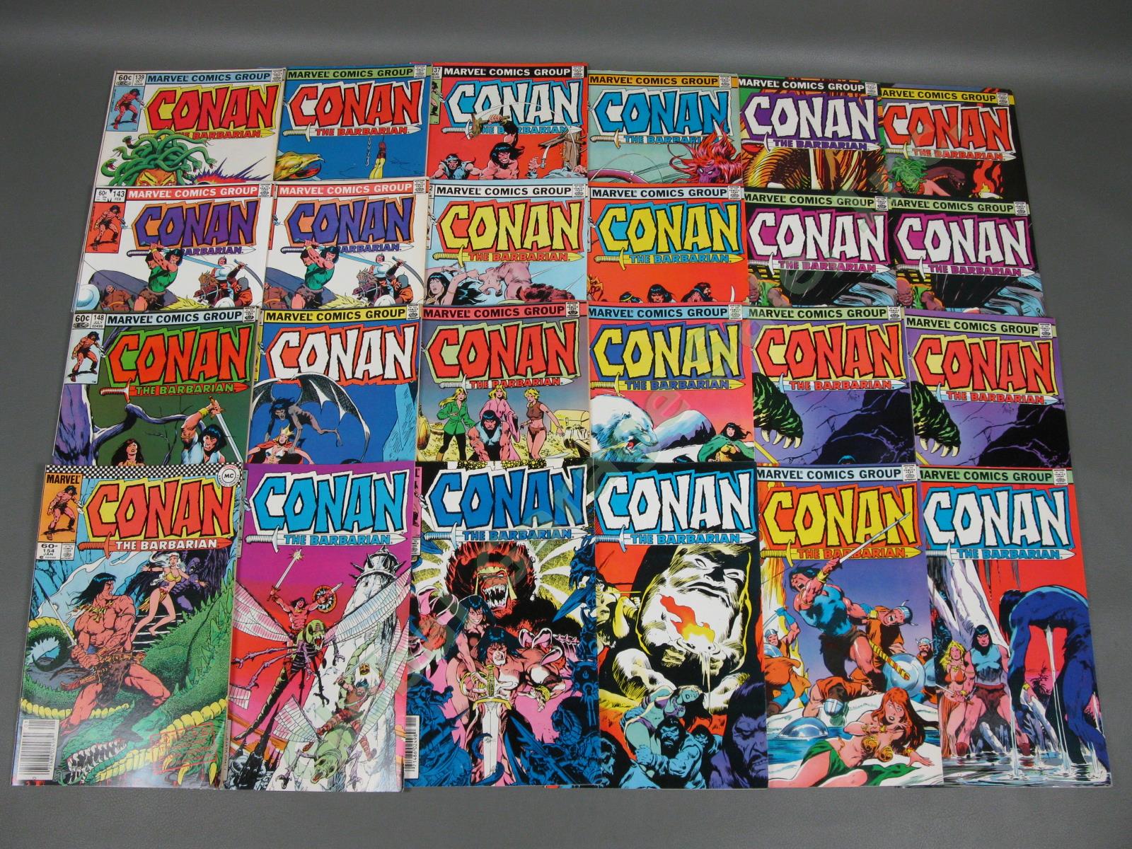 187 Vintage Marvel Conan The Barbarian #15-274 Bronze Modern Age Comic Book Lot 5