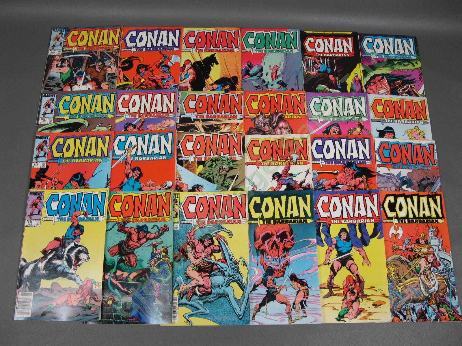 187 Vintage Marvel Conan The Barbarian #15-274 Bronze Modern Age Comic Book Lot 6