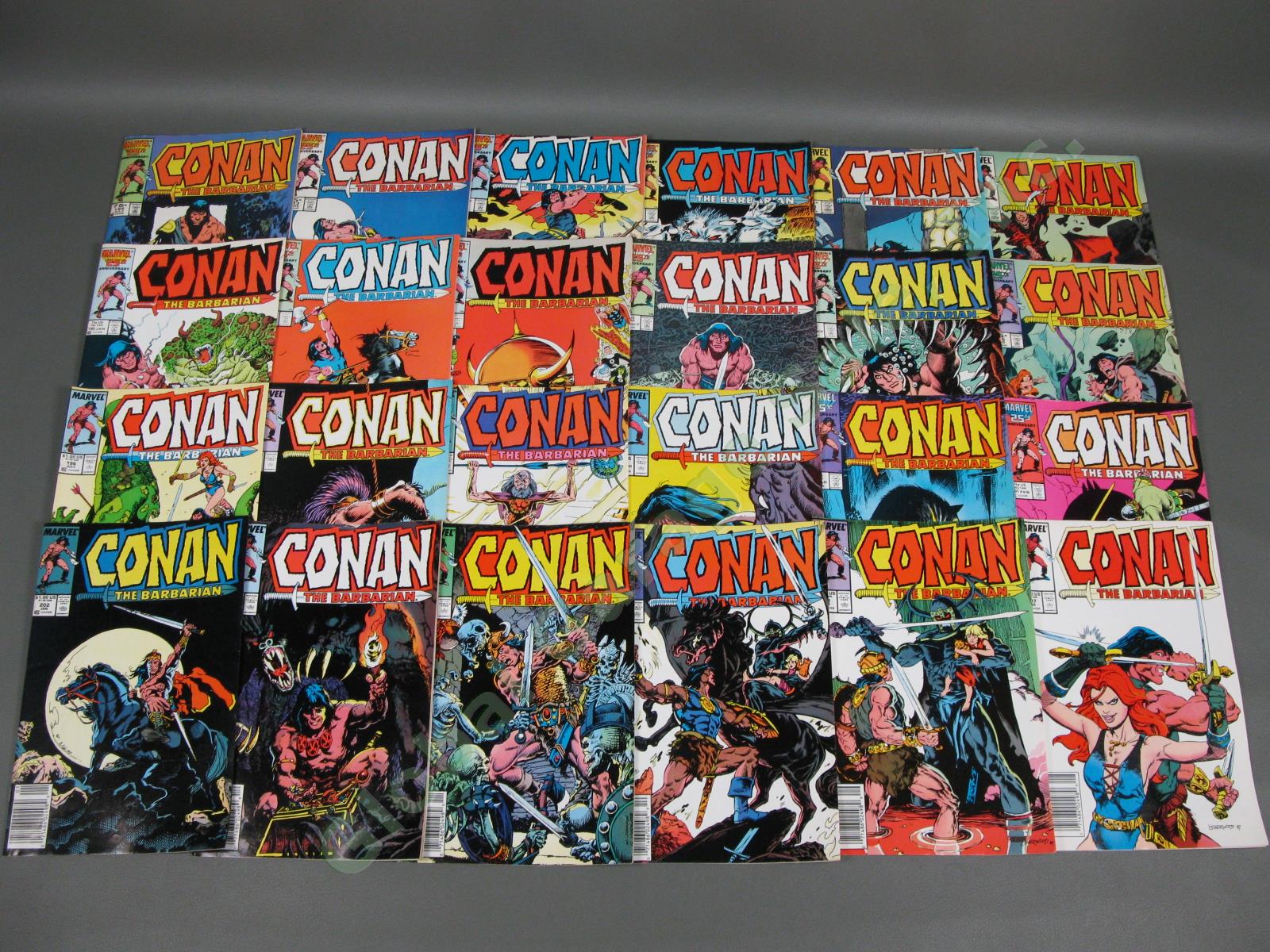 187 Vintage Marvel Conan The Barbarian #15-274 Bronze Modern Age Comic Book Lot 7