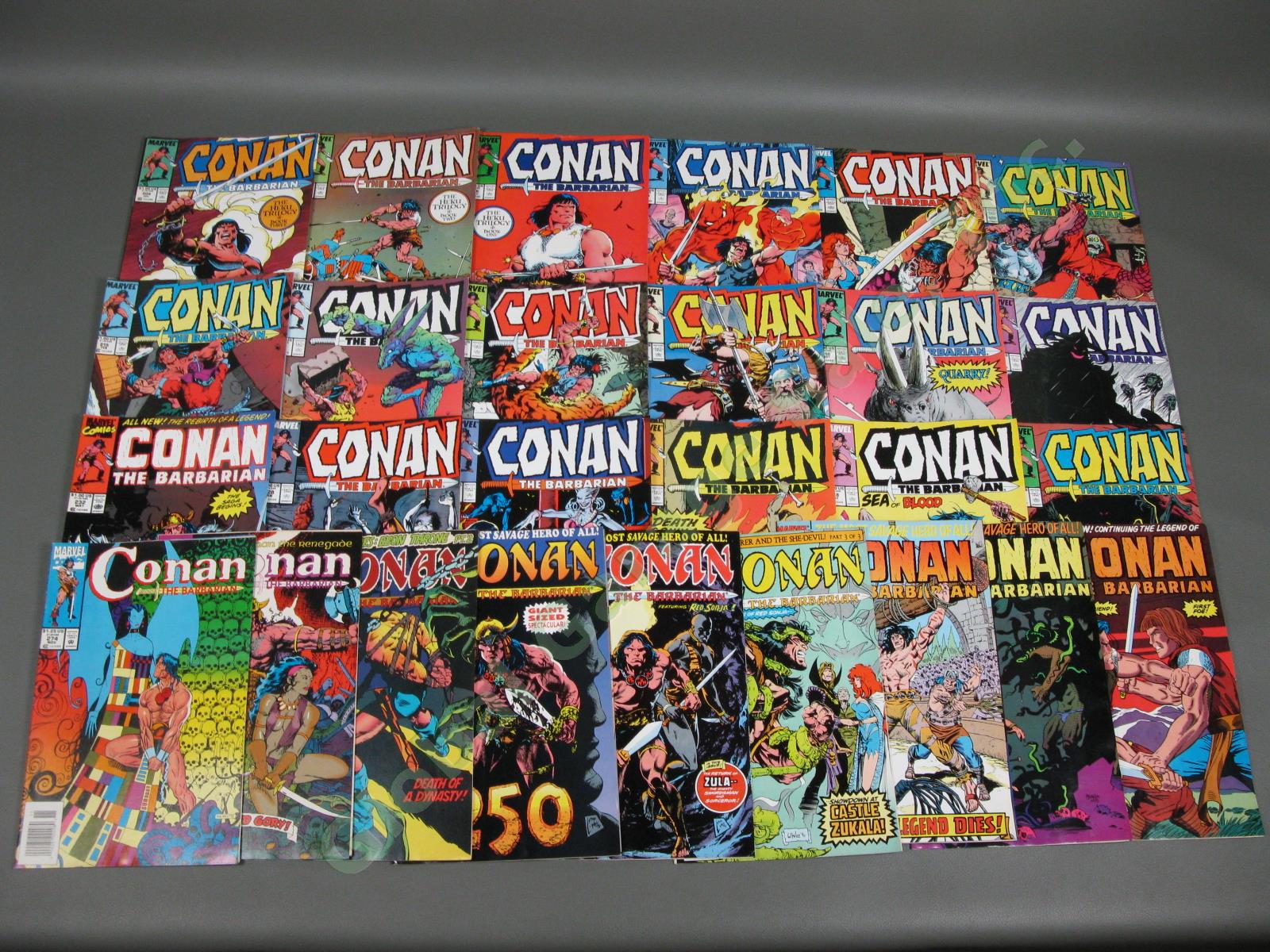 187 Vintage Marvel Conan The Barbarian #15-274 Bronze Modern Age Comic Book Lot 8