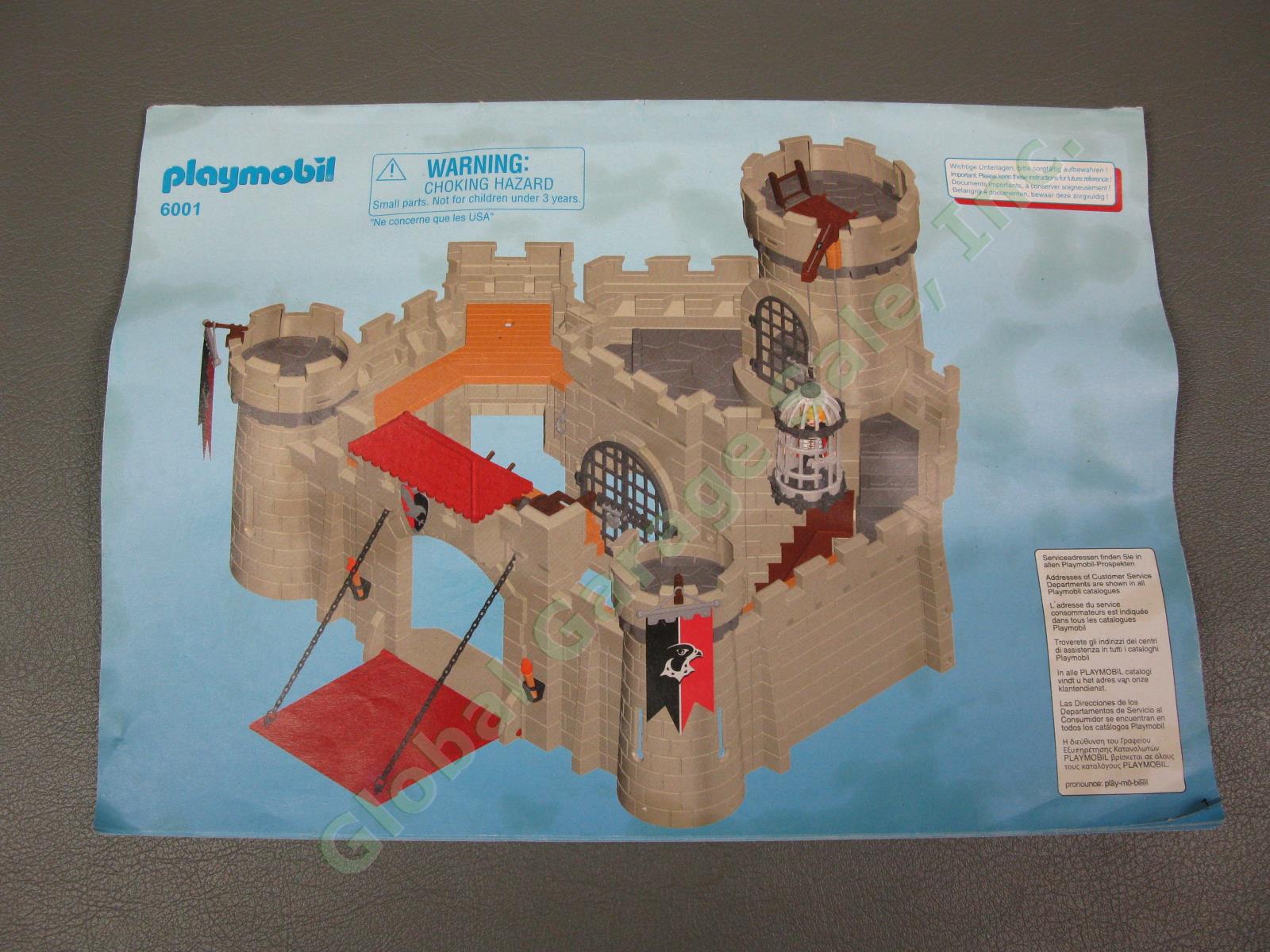Playmobil 6001 Hawk Knights Castle Medieval Playset Figure Manual Accessories NR 7