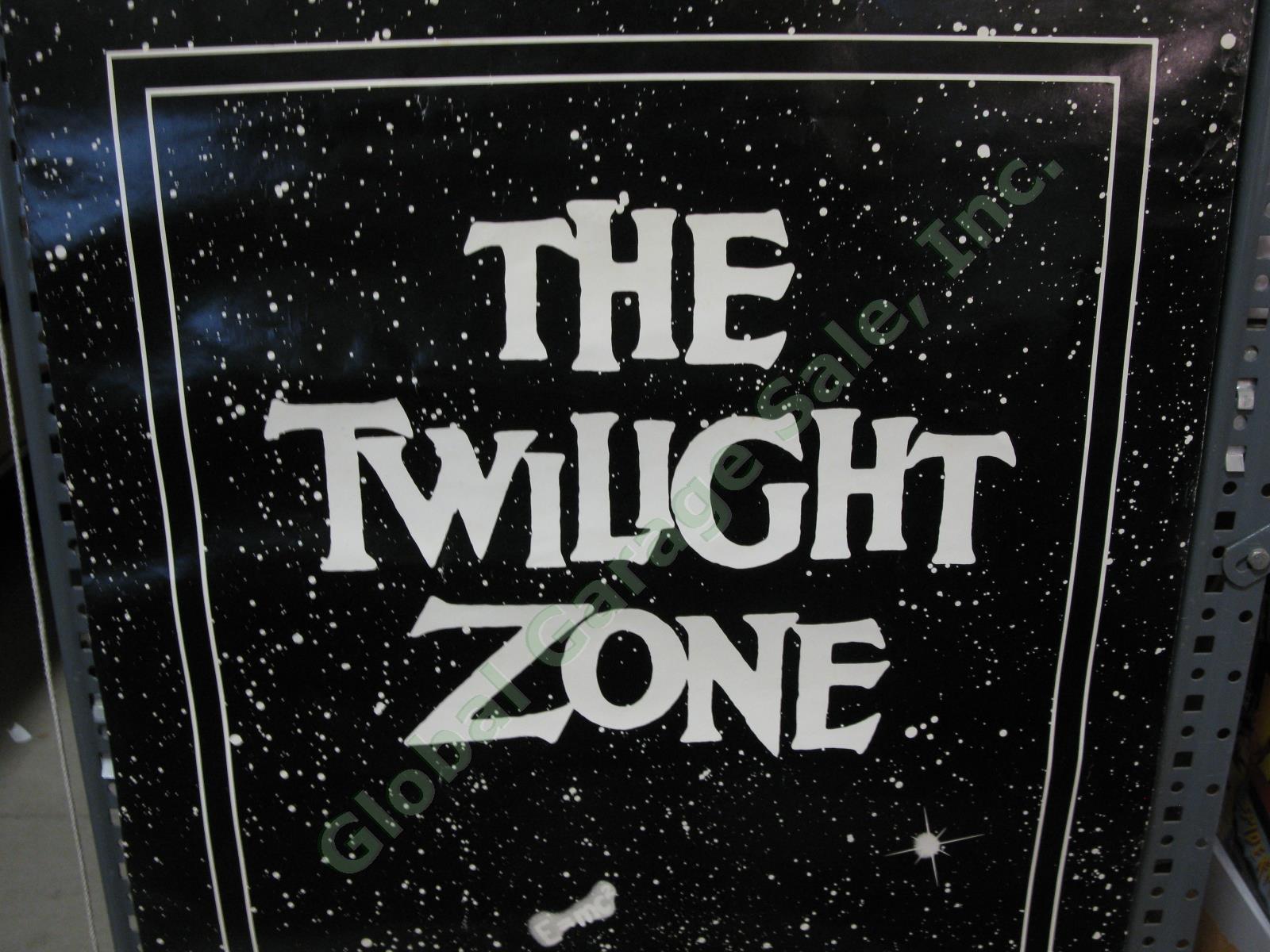 Original VTG 1989 Twilight Zone TV Show Sci-Fi Poster CBS National Trends 72x23 2