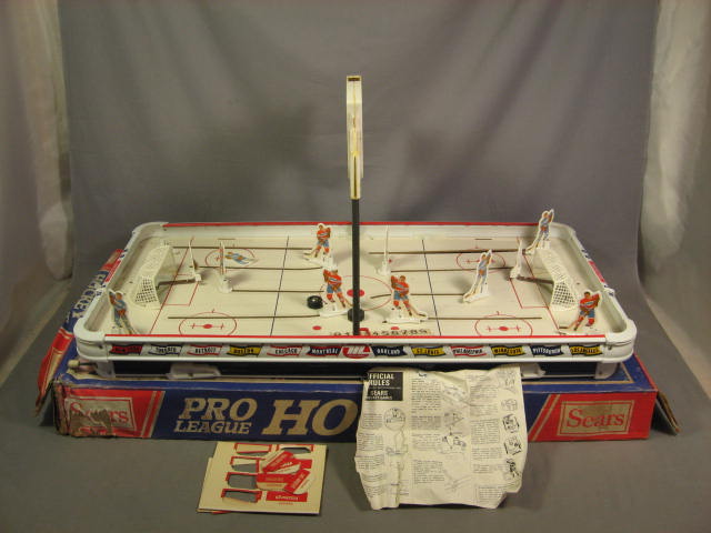 Vintage Sears Munro 3501 Tabletop Table Top Hockey Game