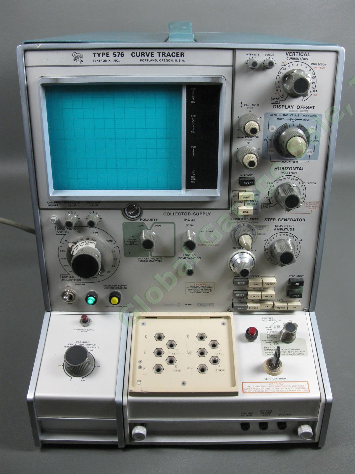 Tektronix Type 576 Curve Tracer Industrial Transistor Diode Tester Oscilloscope 1