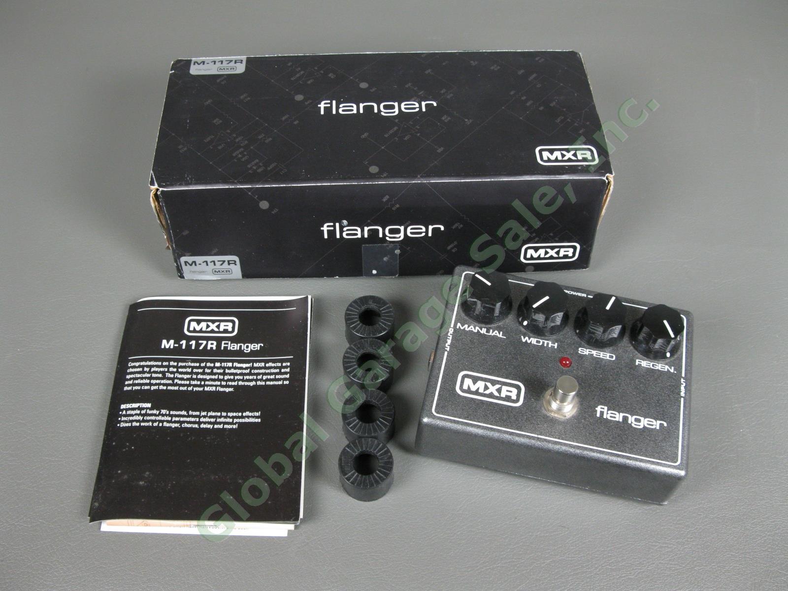 MXR M117R Flanger 18V Audio Guitar Effects Pedal Footswitch Original Box IWC NR
