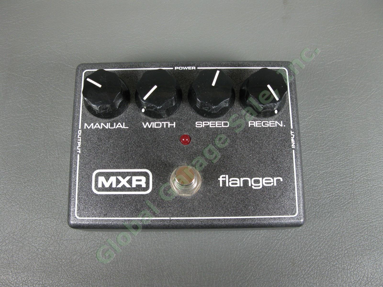 MXR M117R Flanger 18V Audio Guitar Effects Pedal Footswitch Original Box IWC NR 1