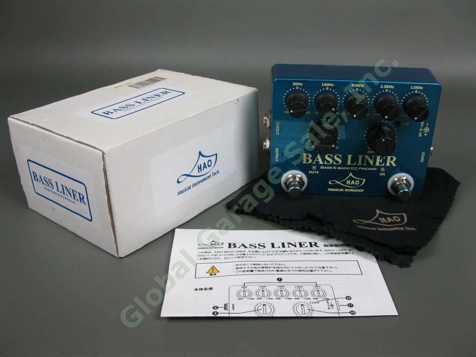 HAO Bass Liner Preamp 5-band EQ Phil Jones Audio Guitar Effects Pedal WORKS USA