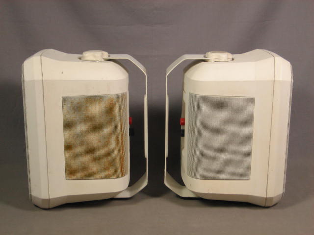 B&W Bowers & Wilkins WP-1 White Indoor Outdoor Weatherproof Monitor Speakers 2