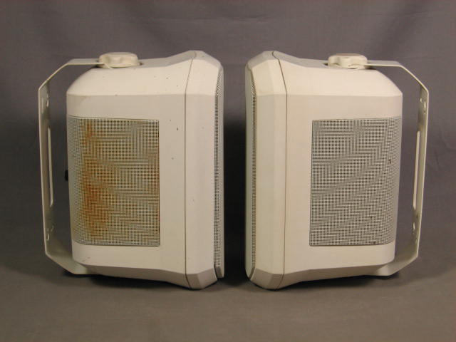 B&W Bowers & Wilkins WP-1 White Indoor Outdoor Weatherproof Monitor Speakers 3