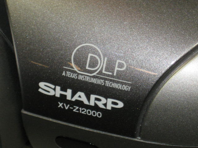 SharpVision XV-Z12000 HD DLP Home Theatre Projector NR! 2