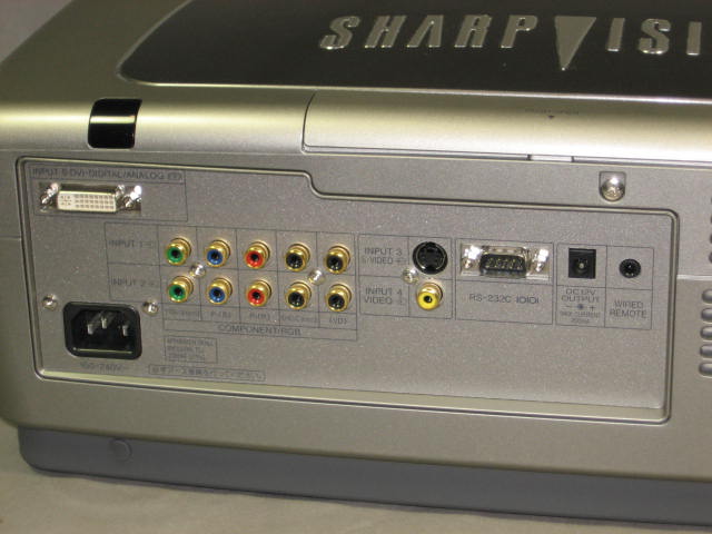 SharpVision XV-Z12000 HD DLP Home Theatre Projector NR! 6