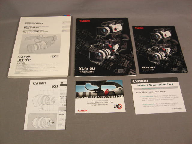 Canon XL-1S XL1 S XL1S 3CCD MiniDV Video Camcorder + NR 14