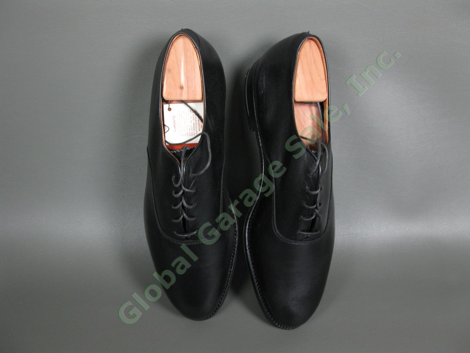 Alden 932 Aberdeen Last Black Leather Cap Toe Straight Tip Dress Shoe Mens 8.5D 2