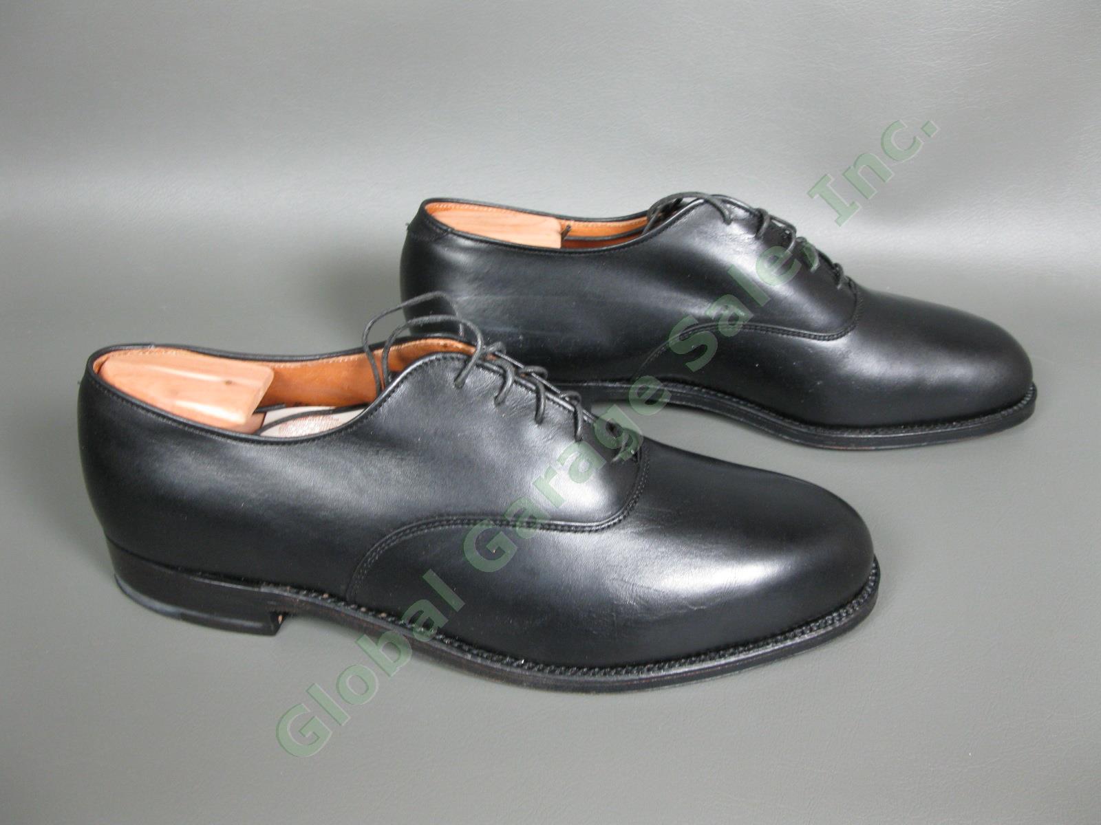 Alden 932 Aberdeen Last Black Leather Cap Toe Straight Tip Dress Shoe Mens 8.5D 4
