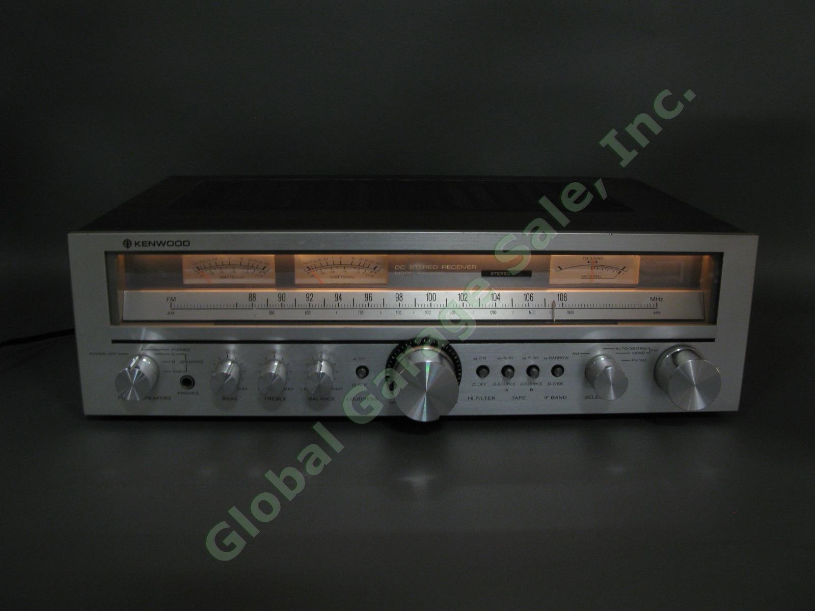 Vintage 1979 Kenwood Model KR-5010 AM-FM Stereo Tuner Amplifier Receiver Working 1