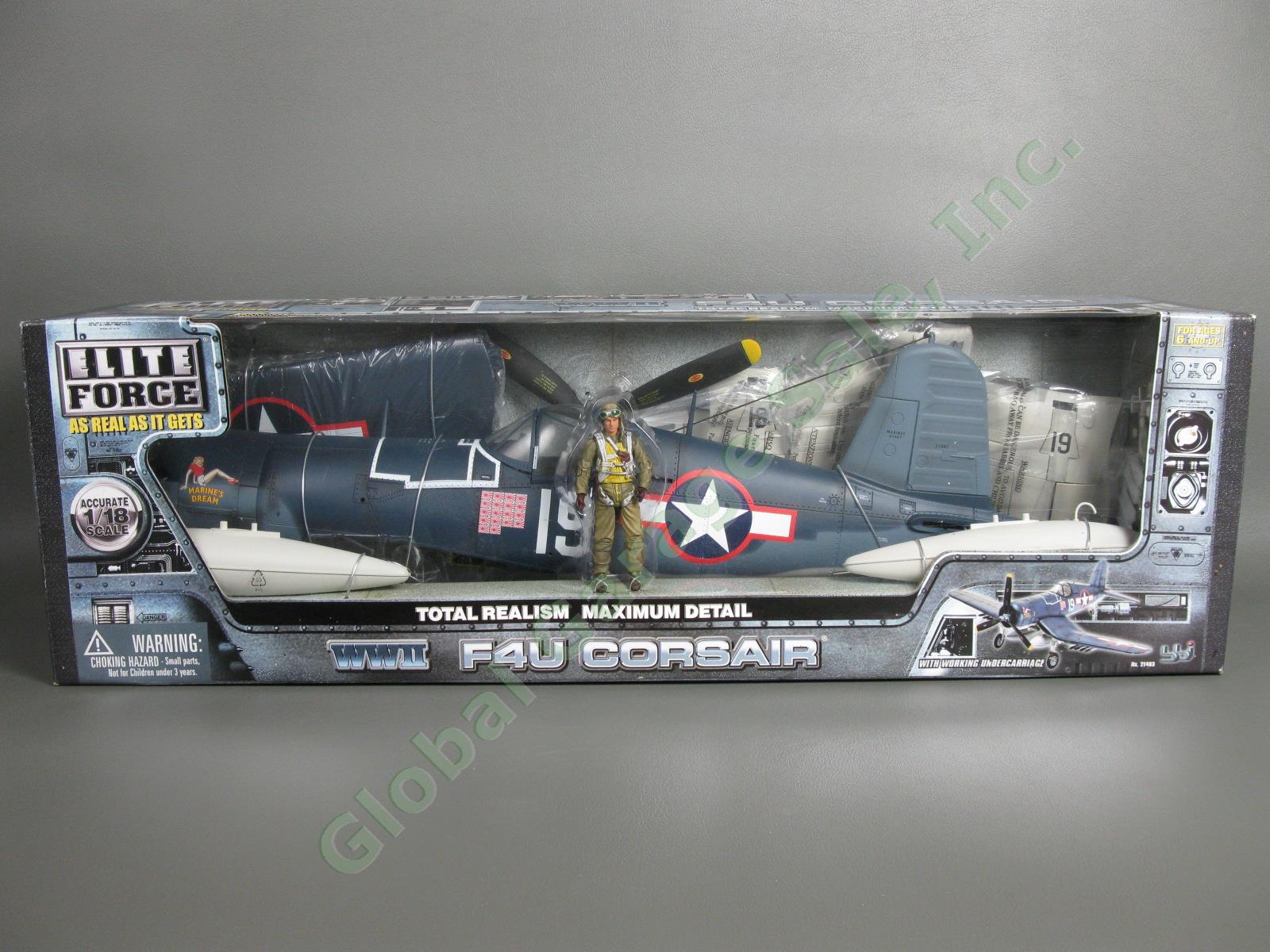 Elite Force WWII F4U Corsair 1:18 Scale Daisy June Model Toy Fighter Airplane NR