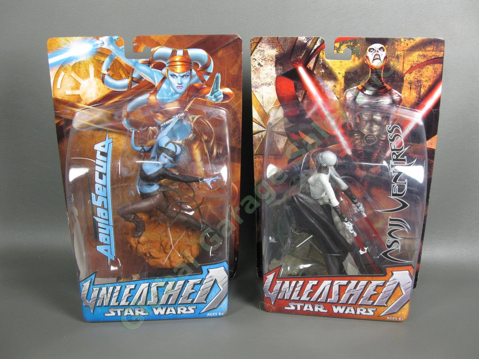 10 Star Wars Unleashed Figurine Lot Aayla Secura Skywalker Ventress Sidious Yoda 1