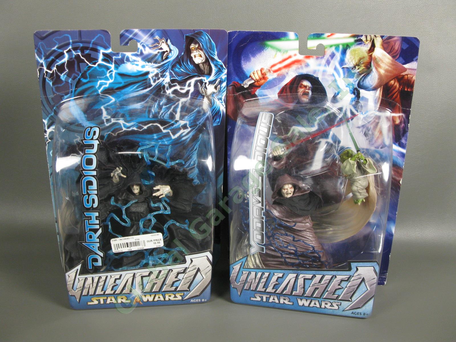 10 Star Wars Unleashed Figurine Lot Aayla Secura Skywalker Ventress Sidious Yoda 2