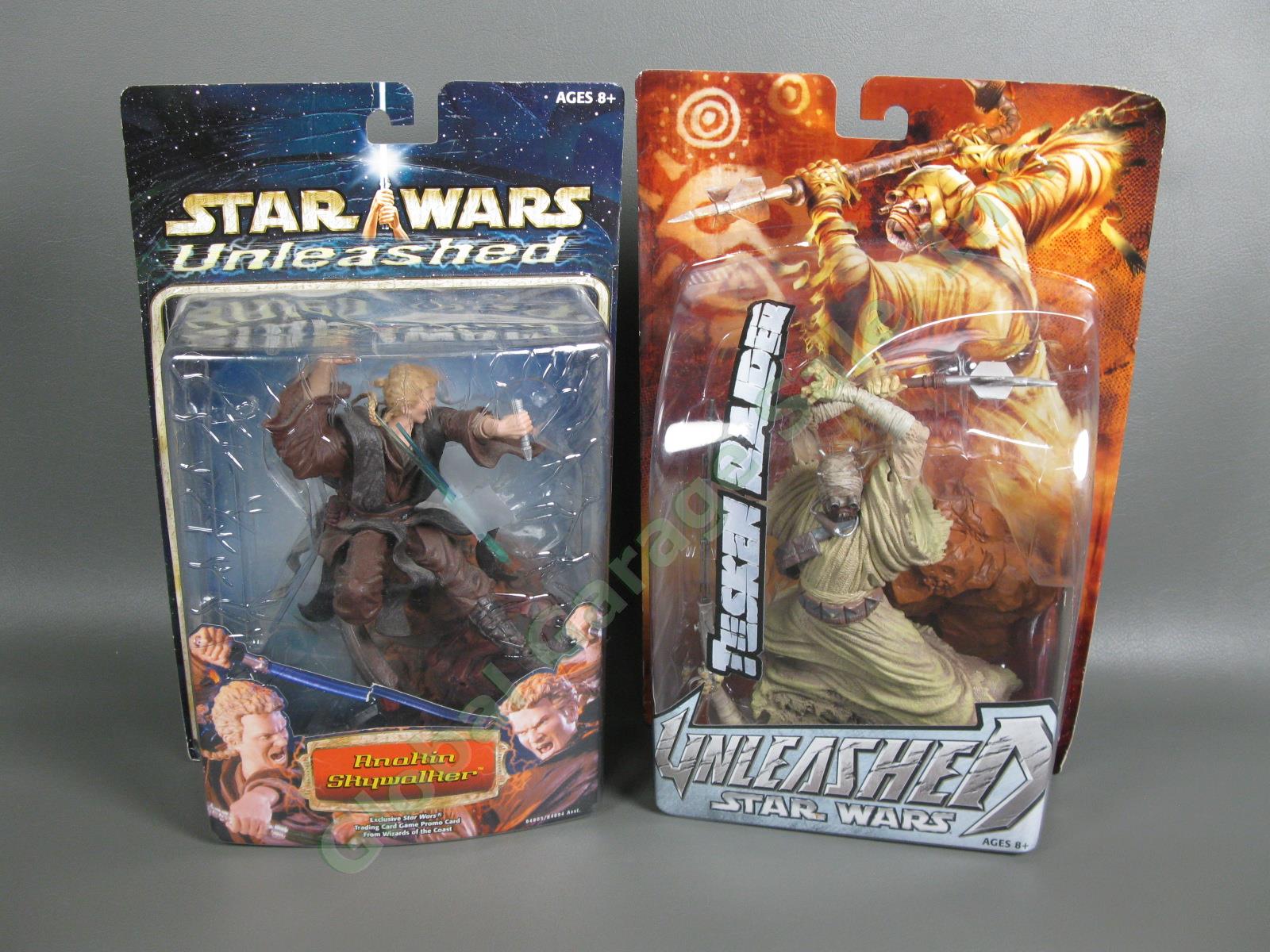 10 Star Wars Unleashed Figurine Lot Aayla Secura Skywalker Ventress Sidious Yoda 3