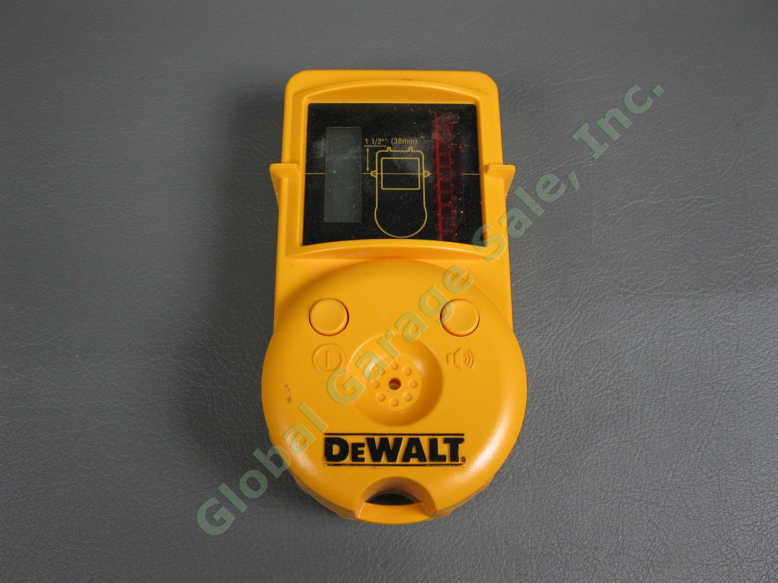 DeWalt DW073 Cordless Rotary Laser Level DW0732 Digital Laser Detector Case NR 4