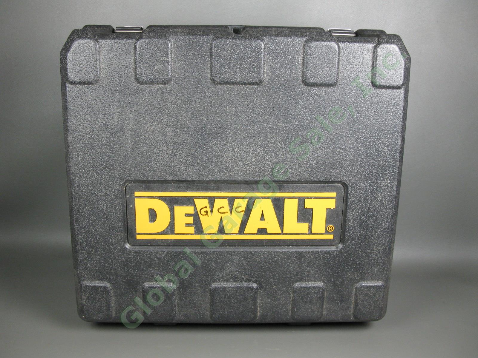 DeWalt DW073 Cordless Rotary Laser Level DW0732 Digital Laser Detector Case NR 7