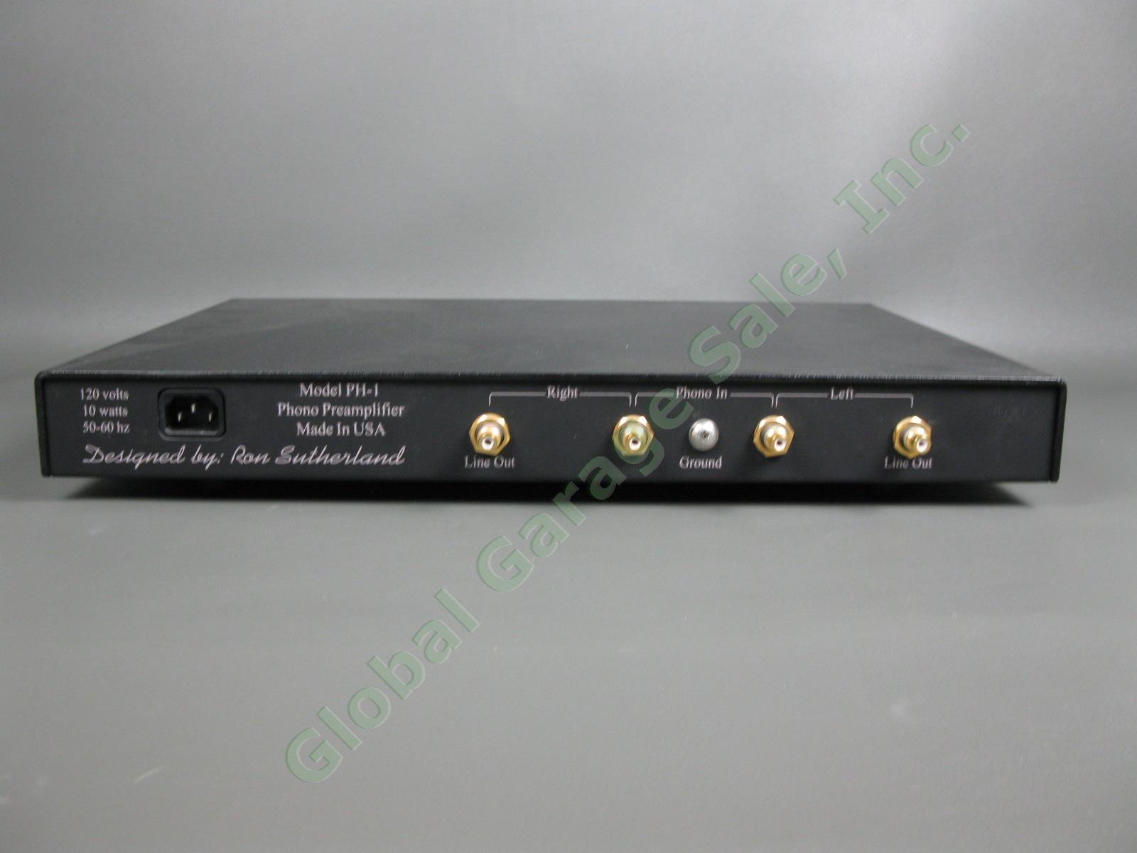AcousTech Model PH-1 Stereophonic Phono Preamplifier Audiophile Ron Sutherland 2