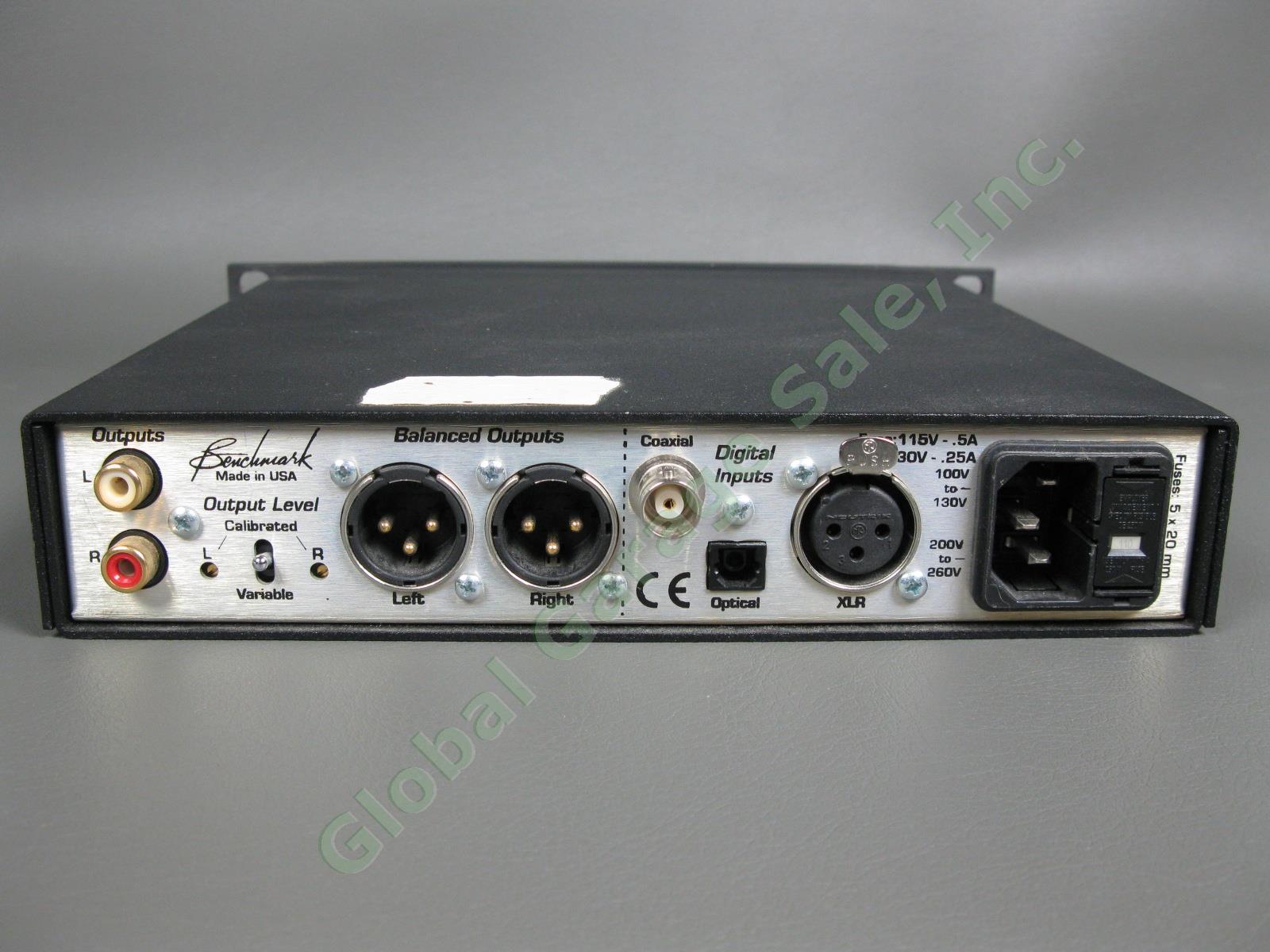 Benchmark DAC-1 2-Channel 24-Bit 192-kHz Audio Digital to Analog Converter IWC 2