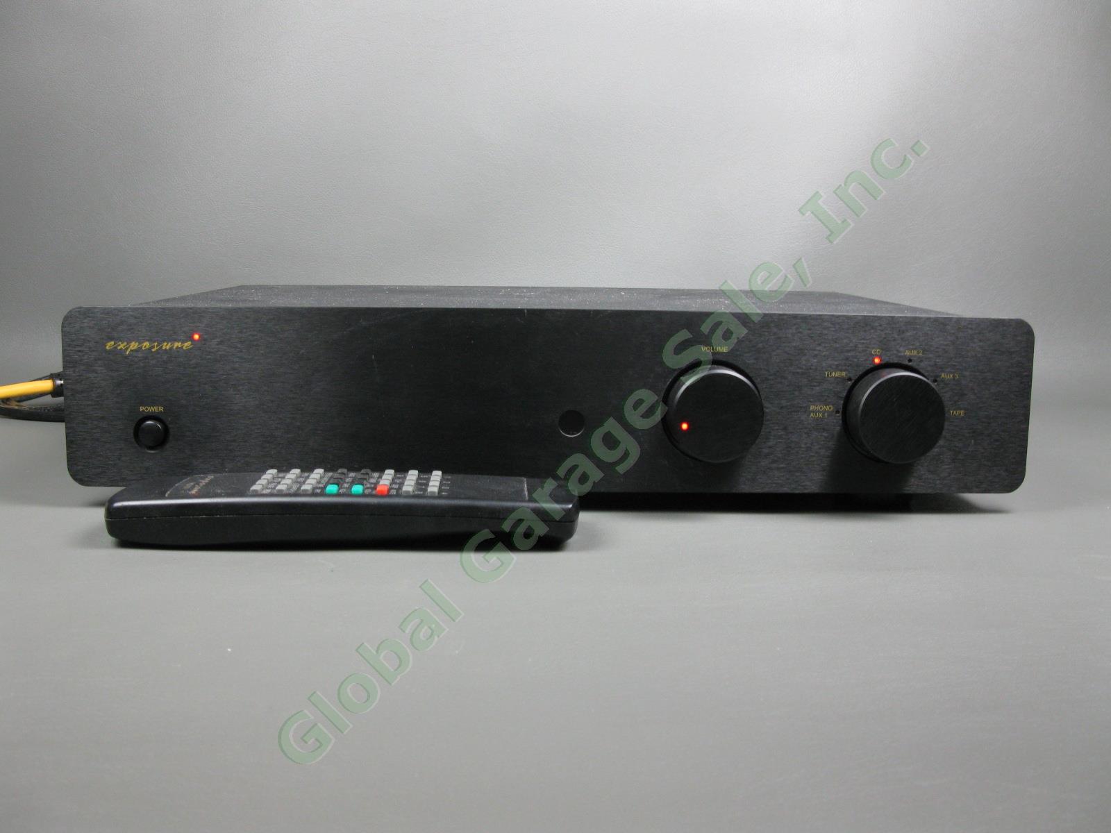 Exposure 2010S2 Integrated Stereo Power Amplifier HS101 Remote Control Working