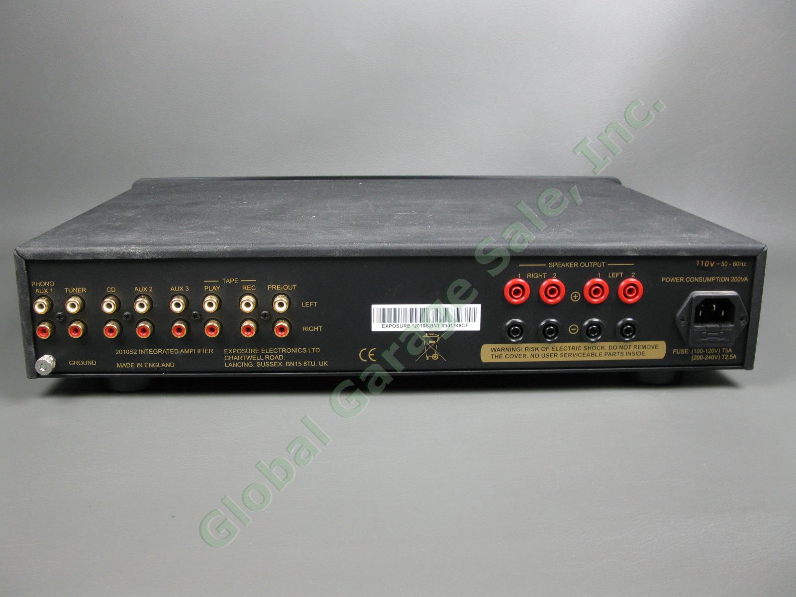 Exposure 2010S2 Integrated Stereo Power Amplifier HS101 Remote Control Working 1