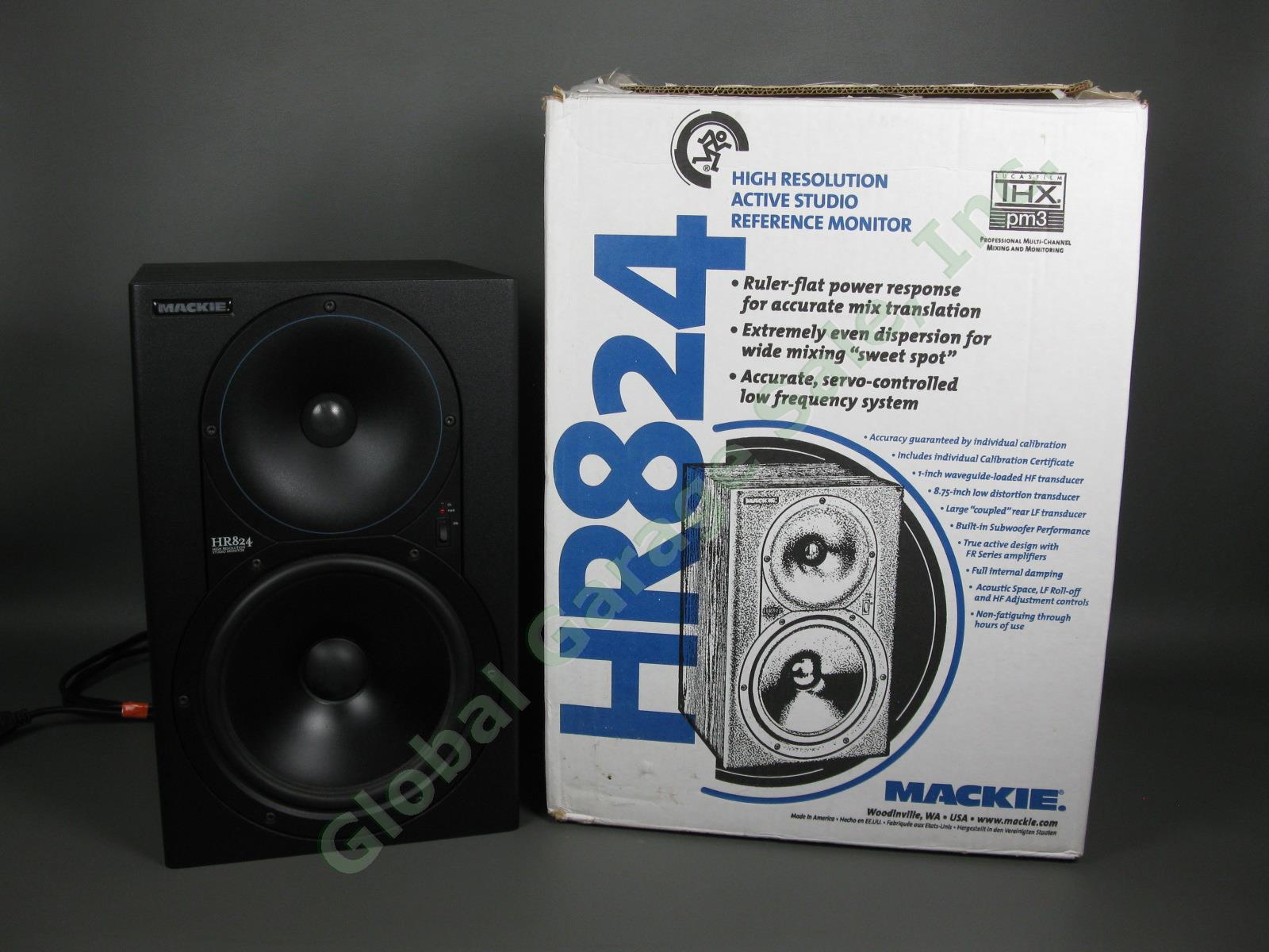 Mackie HR824 Active High Resolution Studio Monitor Speaker Single Audiophile NR
