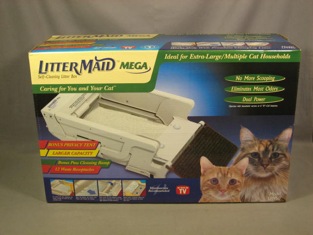 NEW Littermaid Mega LM950 Self Cleaning Cat Litter Box