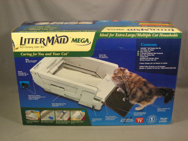 NEW Littermaid Mega LM950 Self Cleaning Cat Litter Box 1