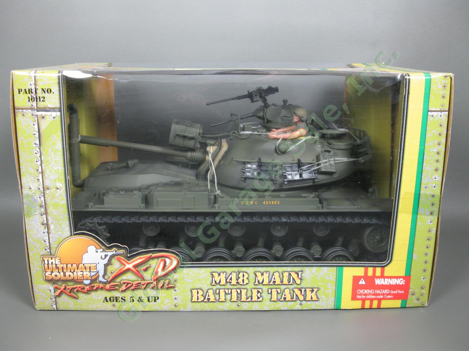 Ultimate Soldier 1/18 Vietnam USMC Marine M48 Main Battle Tank 21st Century Toys