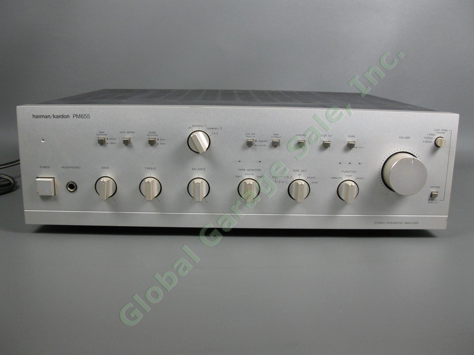 Harman Kardon PM655 Ultra Wideband Stereo Integrated Amplifier Amp 400w Working 1
