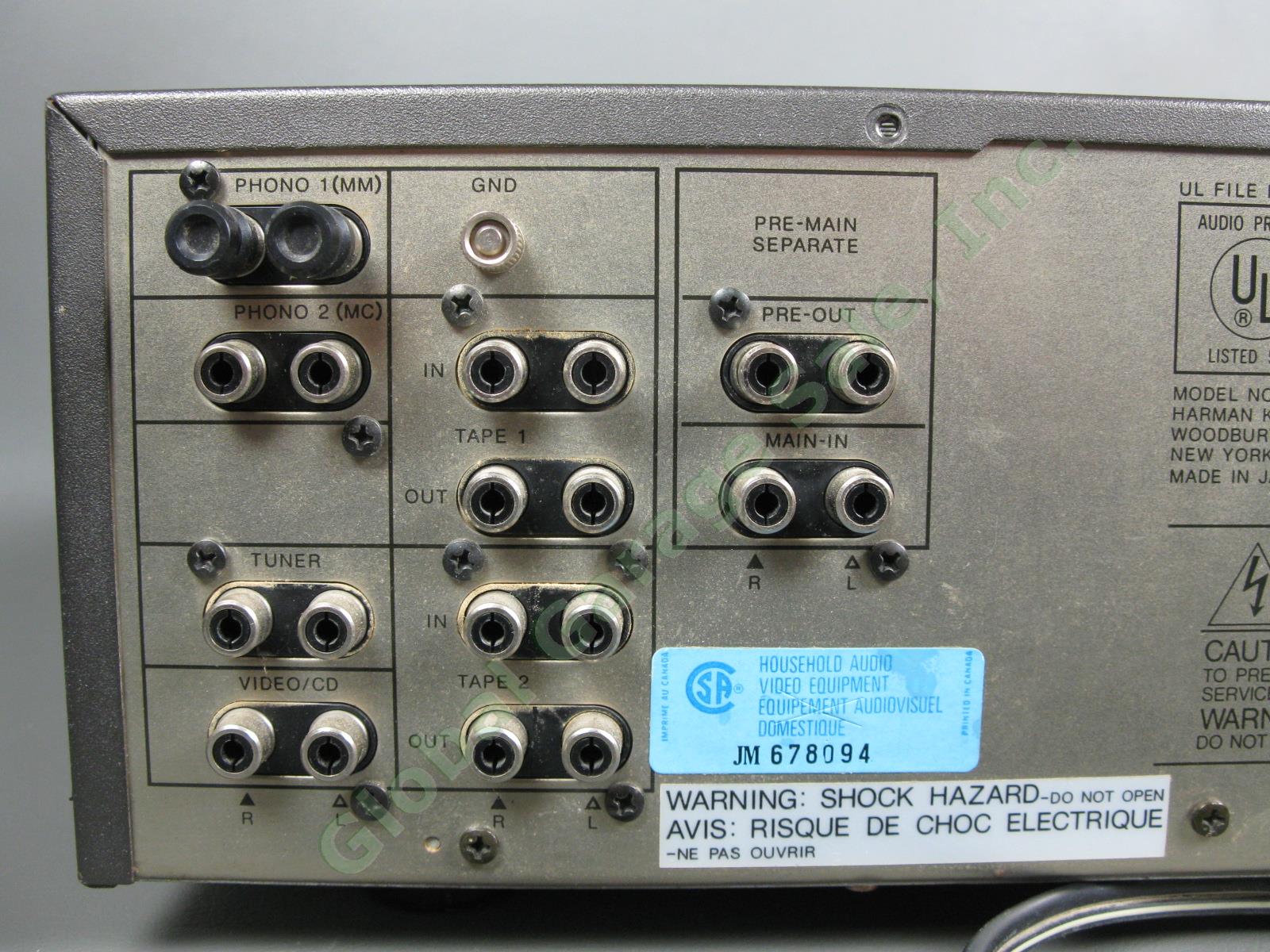 Harman Kardon PM655 Ultra Wideband Stereo Integrated Amplifier Amp 400w Working 5