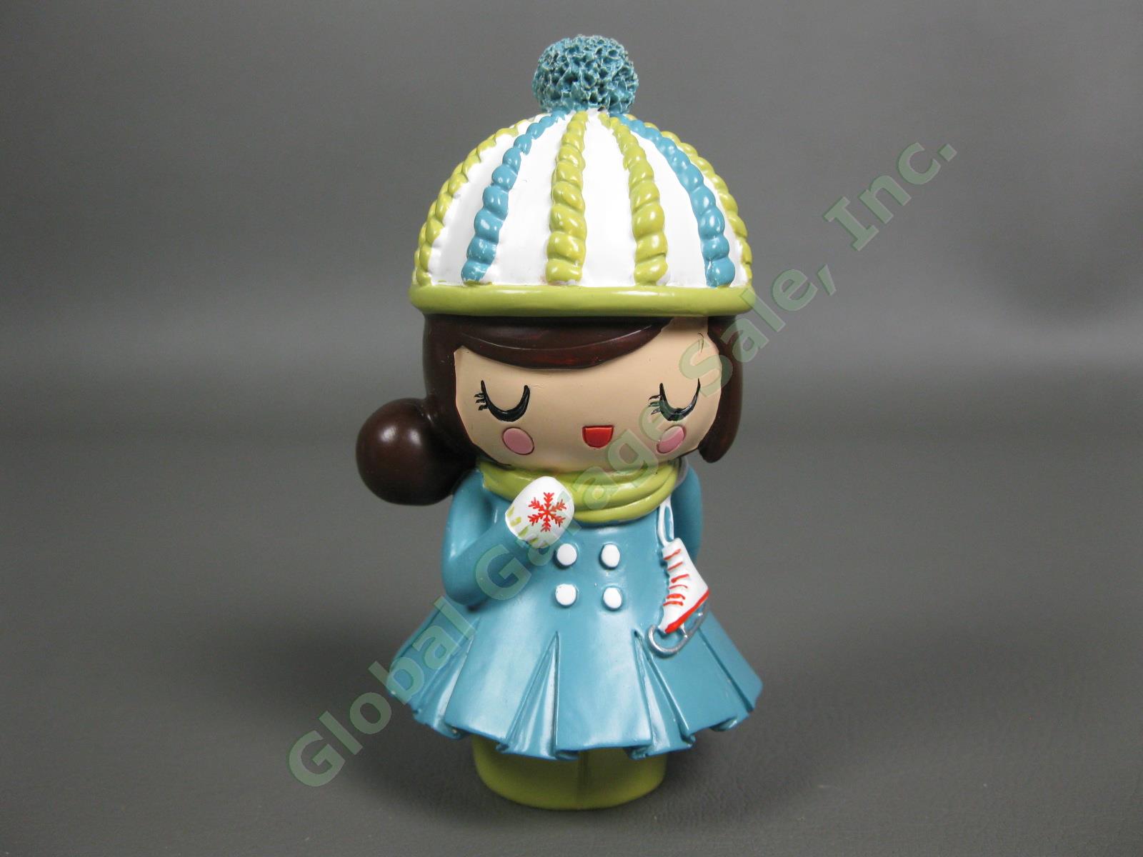 Original 2013 Momiji Winter Wonderland Doll Figurine Secret Message Container NR 1
