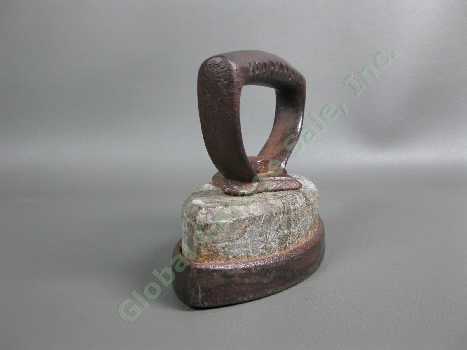 Antique Hood Patent Soap Stone Flat Iron Pat