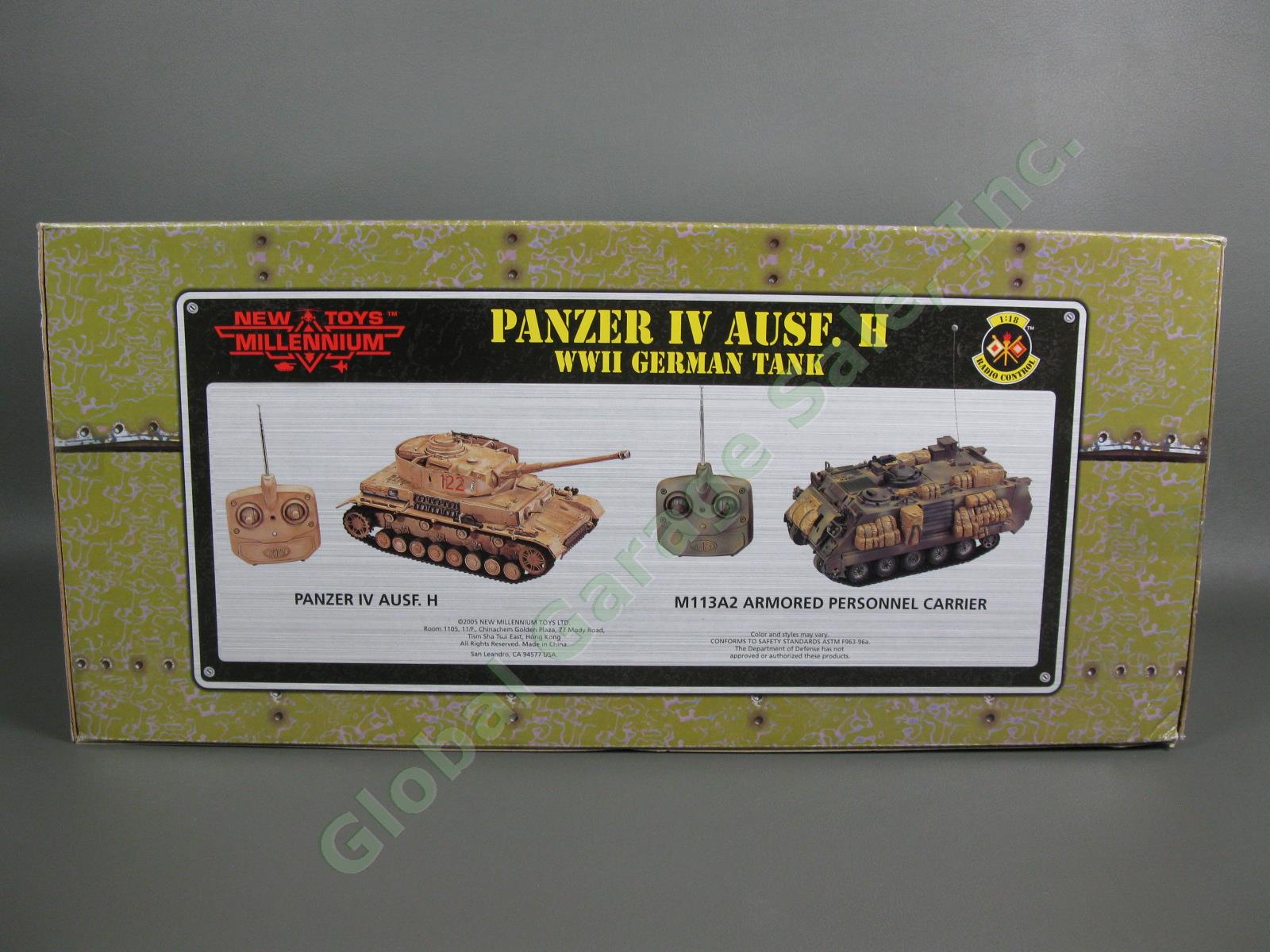 21st Century Toys Classic Armor RC 1/18 WWII German Panzer IV Ausf H Tank Gray 2