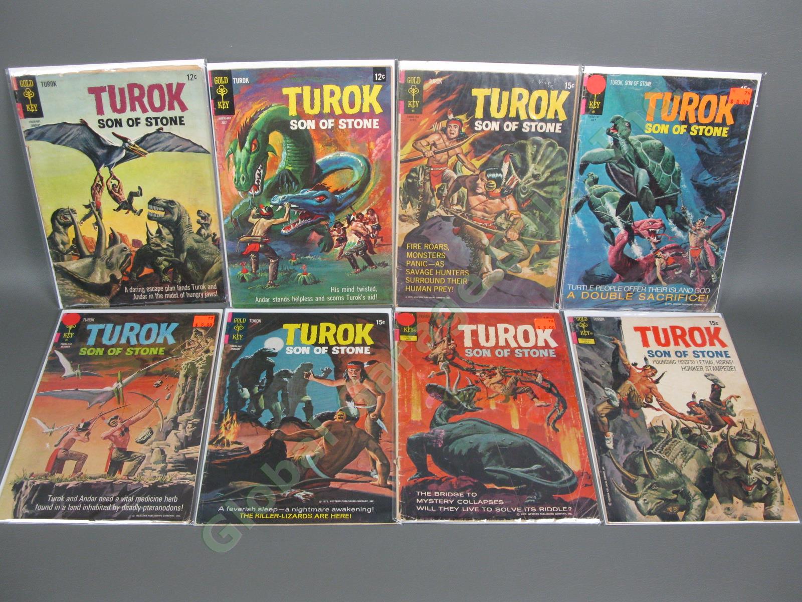 23 Vintage 1966 Turok Son of Stone Gold Key Silver Age Comic Book Collection NR 1