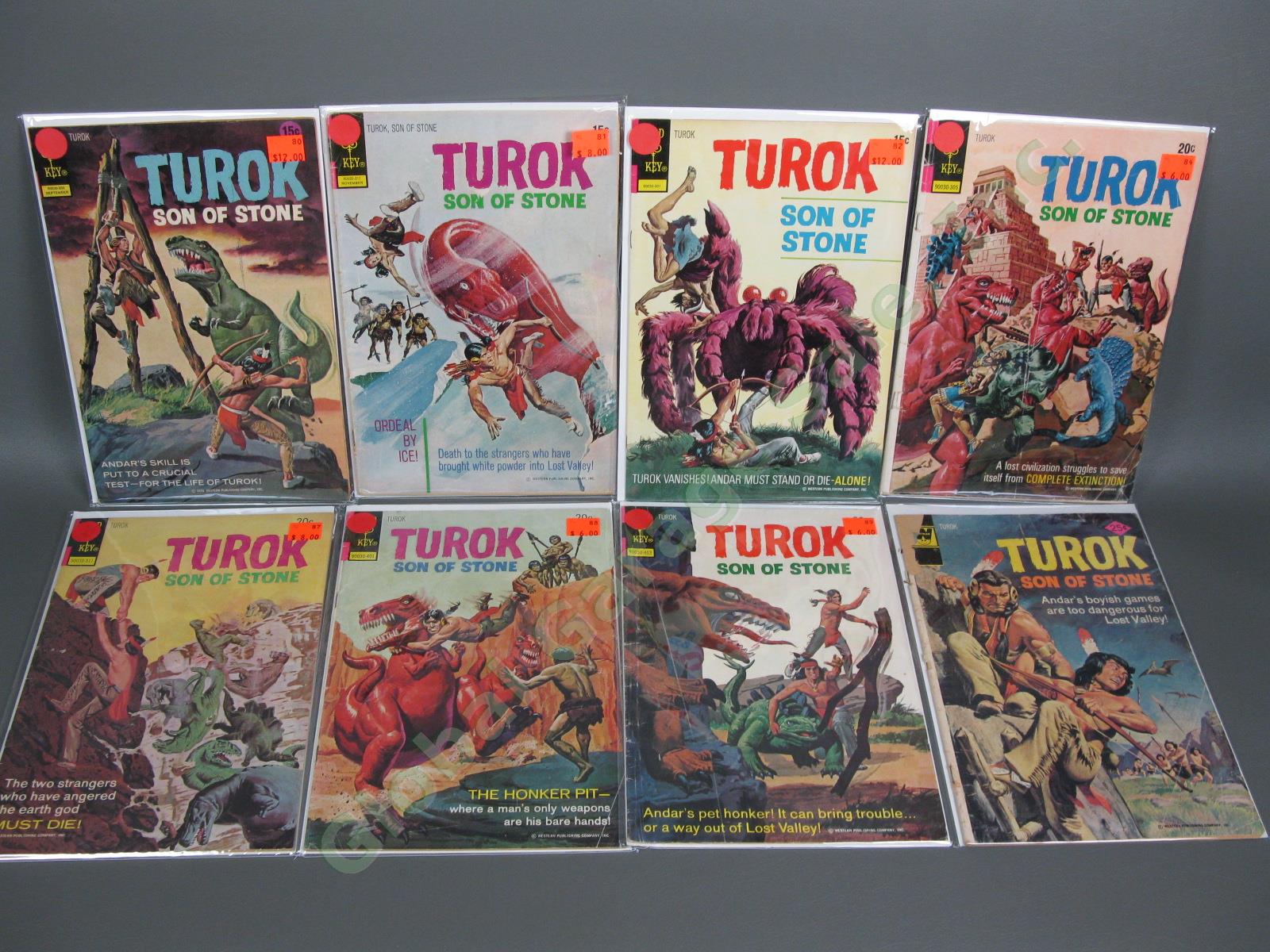 23 Vintage 1966 Turok Son of Stone Gold Key Silver Age Comic Book Collection NR 2