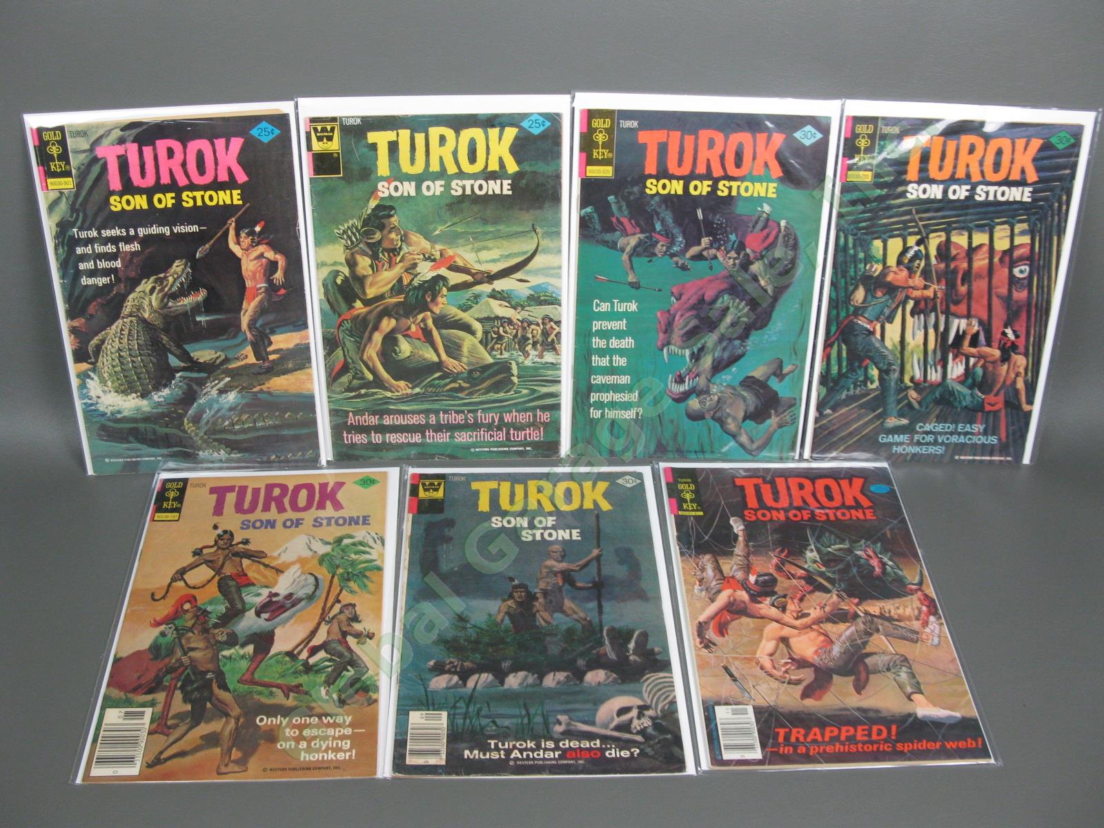 23 Vintage 1966 Turok Son of Stone Gold Key Silver Age Comic Book Collection NR 3