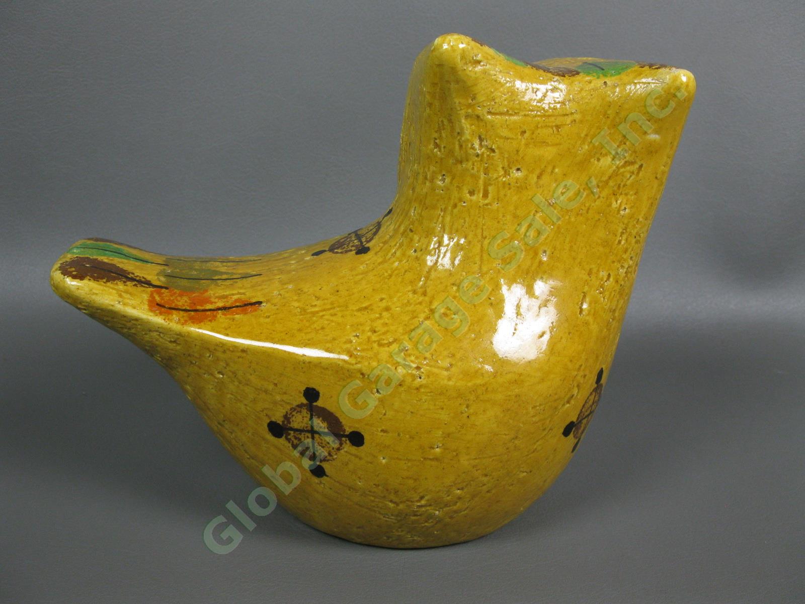Rosenthal Netter Ceramic Owl Aldo Londi Raymor Bitossi Mid Century Modern Figure 2