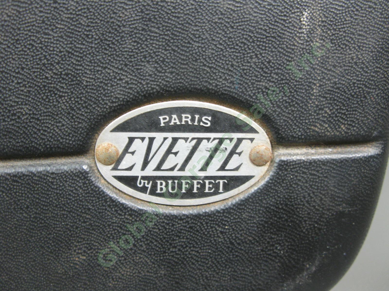 Vintage Buffet Crampon Evette Wood Clarinet D Series & Case D4774 Paris France 8