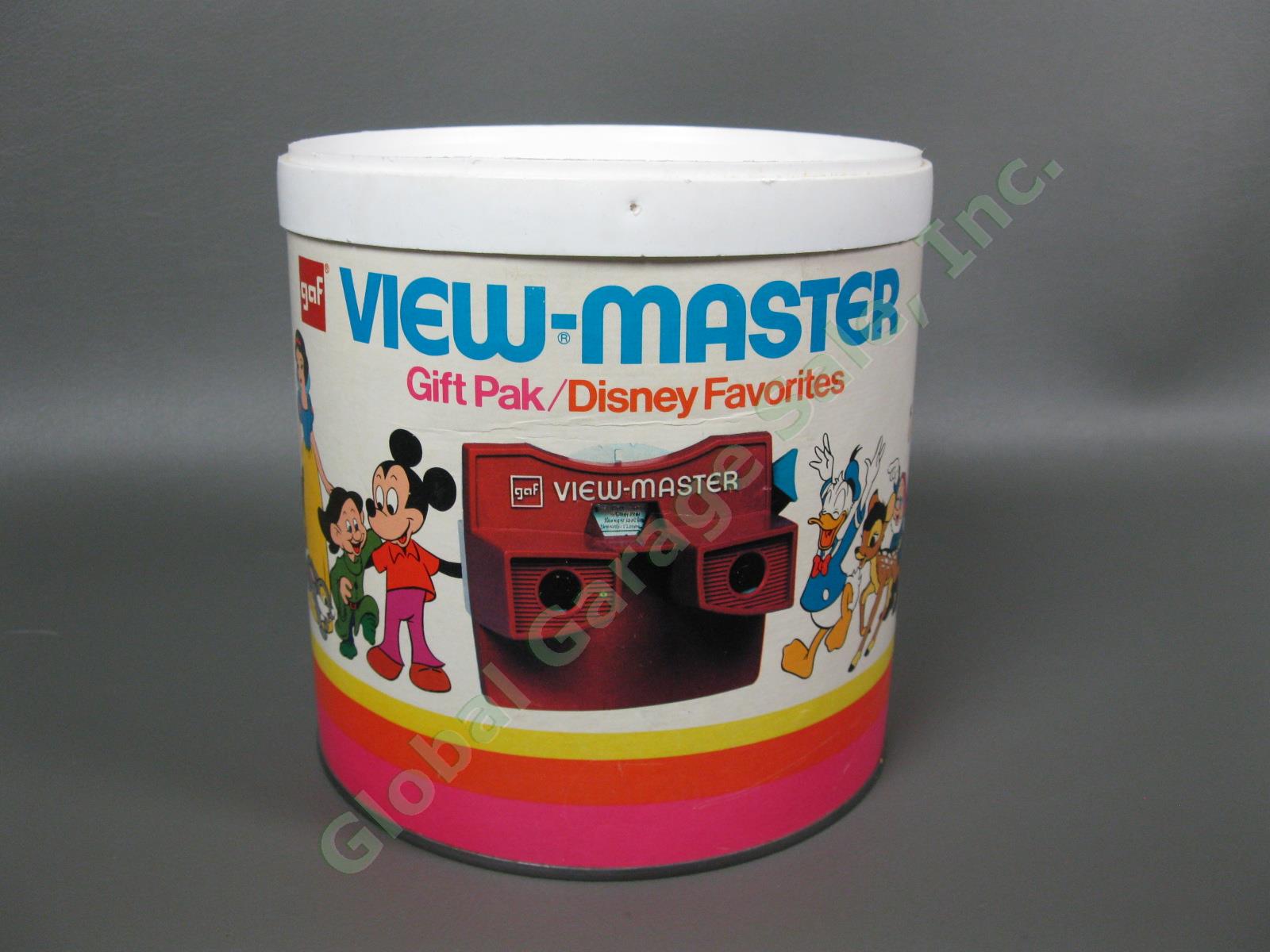 Vintage 1950s-1960s Gaf Viewmaster 33 3D Slide Lot Disney Flintstones Bugs Bunny 1
